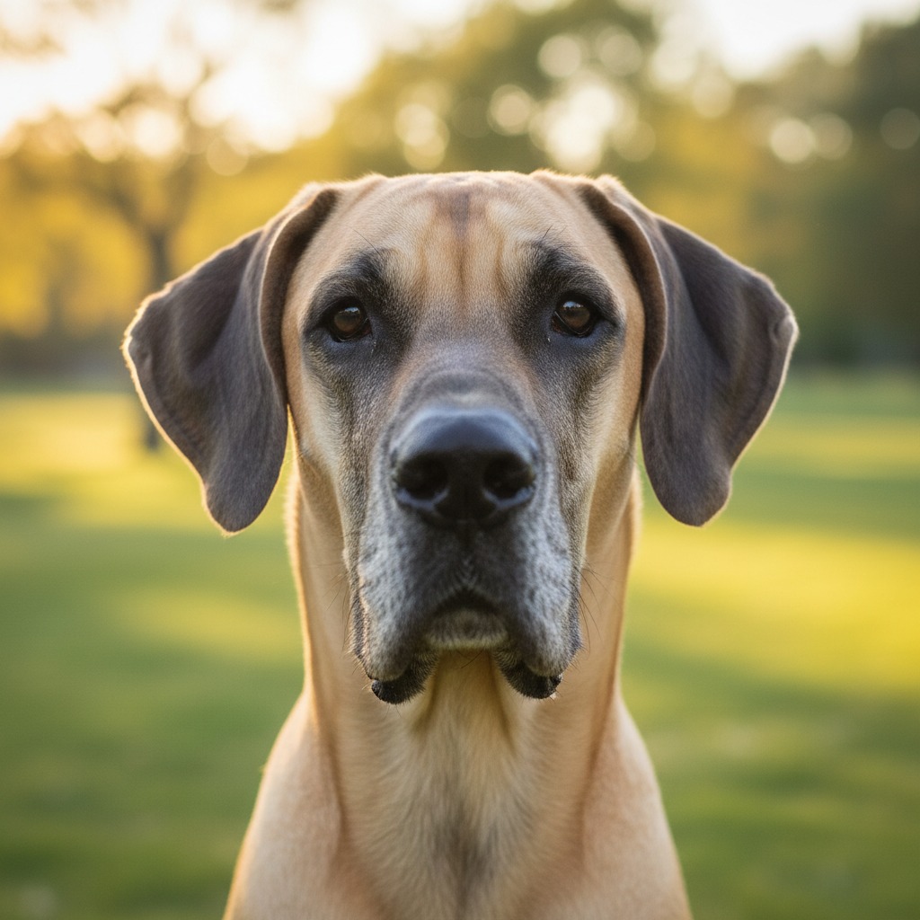 Great Dane headshot